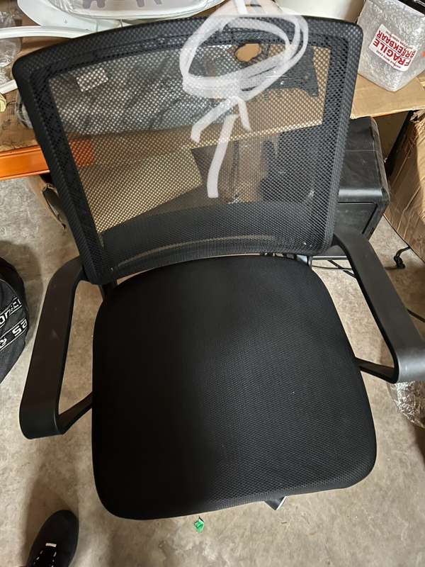 Ergonomic Office Chair with Steel Base and Thick Foam Seat Padding - Display Unit Read Description