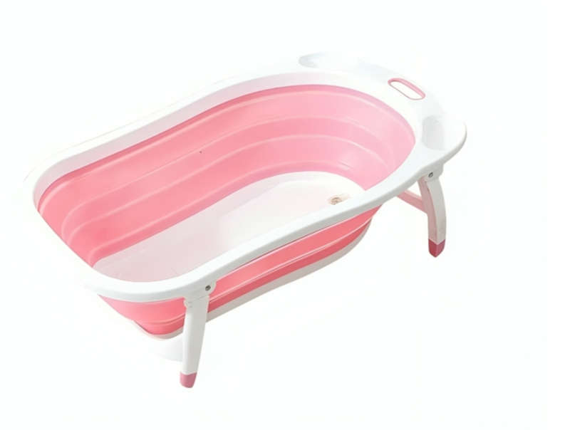 Baby Large Foldable Bathing Tub - Pink