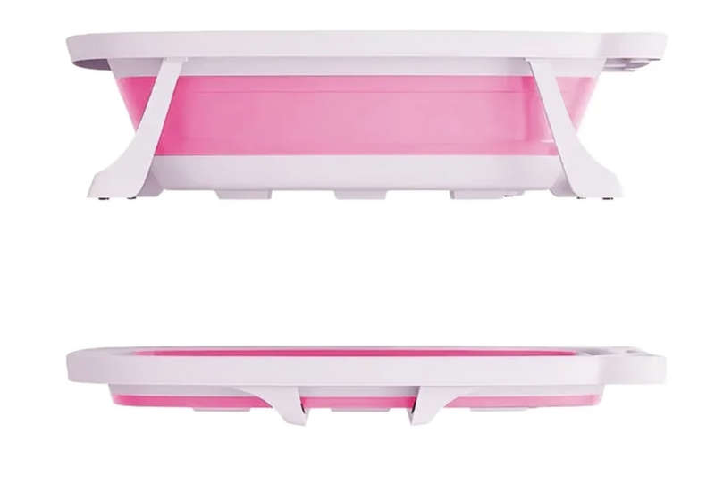 Baby Large Foldable Bathing Tub - Pink