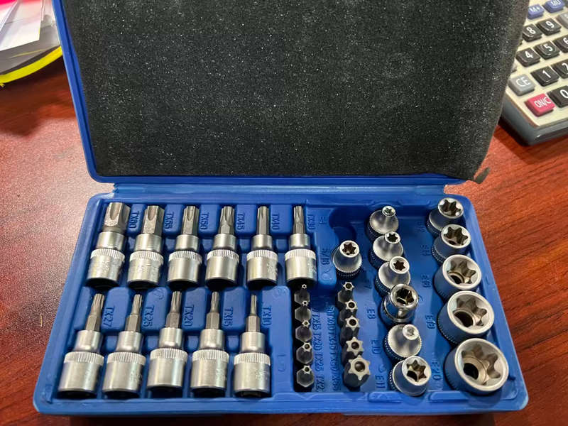 33 PCS 3/8 Drive Star Male Female BIT