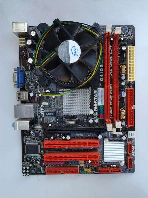 Biostar G41D3 Motherboard with Intel Socket 775 CPU