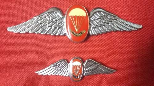 S.A. Parachute Freefall Instructor Wing full size and mess dress