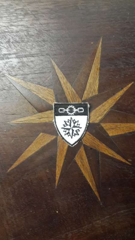 ORIGINAL RECCE SUPPORT DEPOT EMBROIDERED CAP BADGE