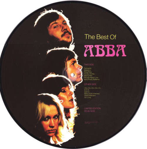 ABBA - `The Best of` PICTURE DISC LP