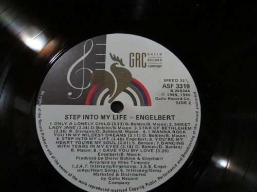 Engelbert - Step Into My Life LP (Dieter Bohlen / Modern Talking)