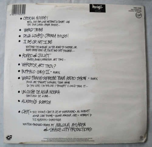 Malcolm McLaren - Round the Outside! Round the Outside! LP