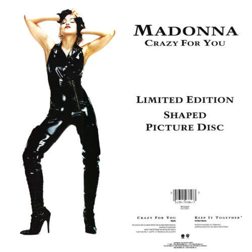 Madonna - Crazy For You / Keep It Together SHAPED 7` Picture disc complete