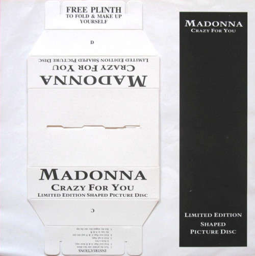 Madonna - Crazy For You / Keep It Together SHAPED 7` Picture disc complete