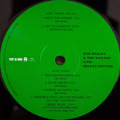 Bob Marley and the Wailers - Live! (Limited deluxe edition 3LP set)