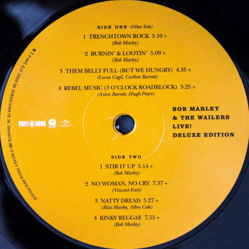 Bob Marley and the Wailers - Live! (Limited deluxe edition 3LP set)