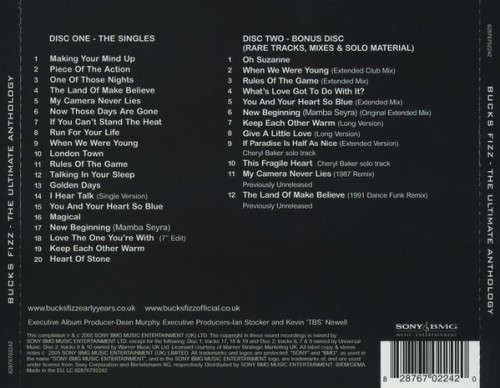 Bucks Fizz - Ultimate Anthology 2cd  set
