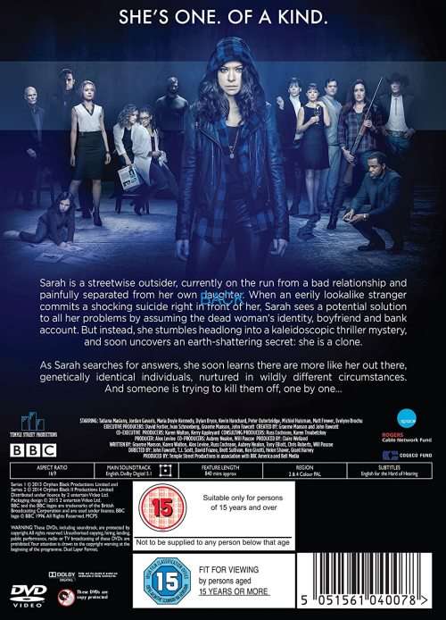 Orphan Black - seasons 1 and 2 (sealed 6 dvd set)