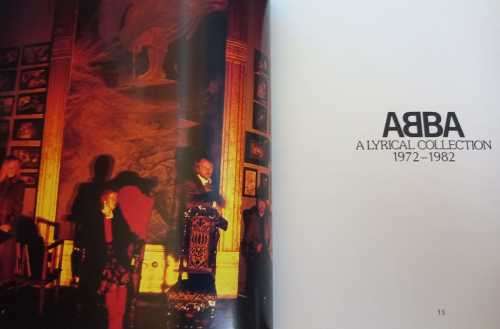ABBA - A Lyrical Collection 1972-1982 (lyric booklet)