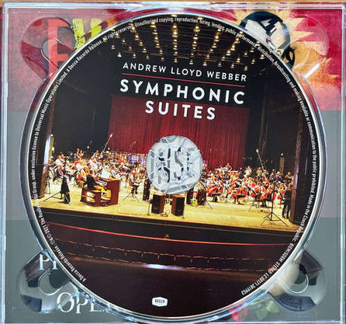 Andrew Lloyd Webber - Symphonic Suites CD (Autographed card included) (Evita, Phantom of the Opera)