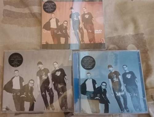 U2 - Elevation 3 x CDsingle plus DVDsingle bundle