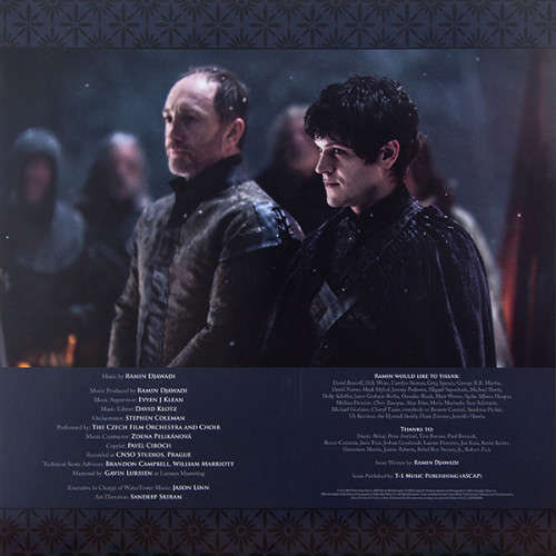 Game of Thrones Season 5 - 2LP soundtrack. (Limited and numbered blue vinyl)