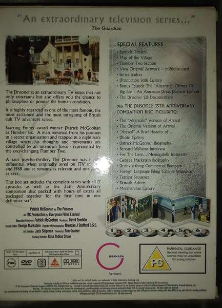 The Prisoner The Ultimate Collection 6DVD Box Set