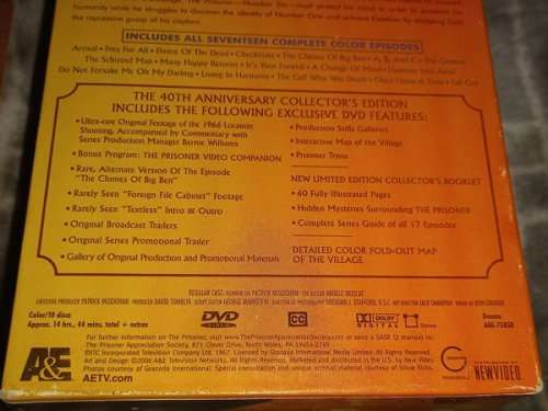 The Prisoner 40th Anniversary Collector`s Edition 10dvd box set