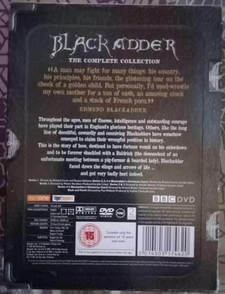 Blackadder - complete series 1 to 4 DVD collection