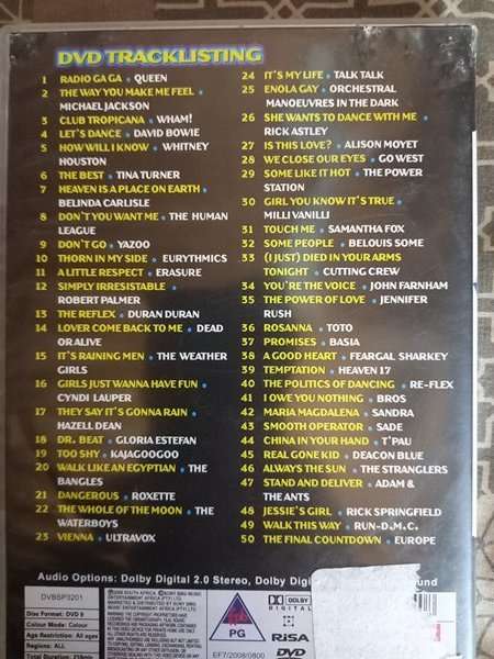 Awesome 80`s Vol 2 DVD