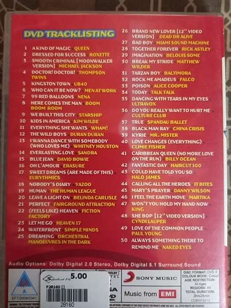 Awesome 80`s  Vol 3 DVD