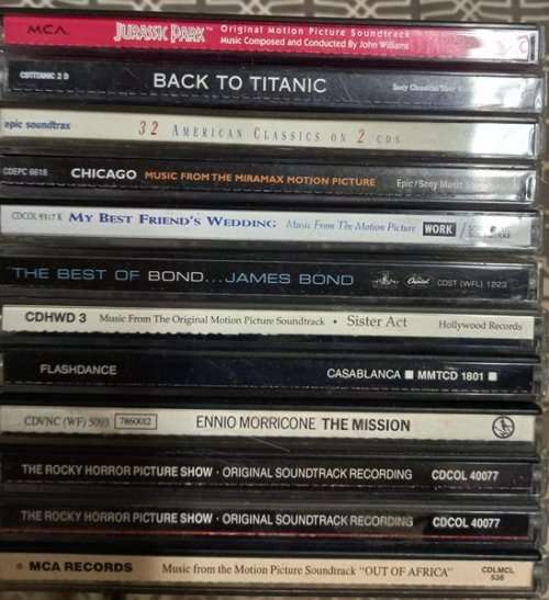 Movie Soundtracks Bundle (11 cds) (Titanic, Rocky Horror, Bond, Chicago, Flashdance)