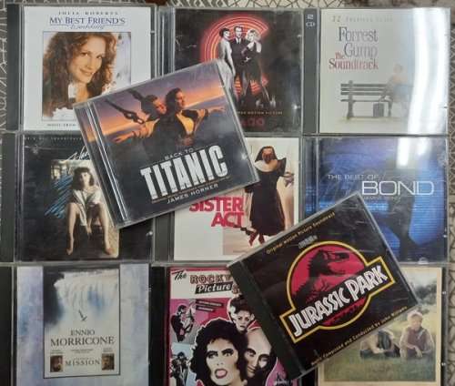 Movie Soundtracks Bundle (11 cds) (Titanic, Rocky Horror, Bond, Chicago, Flashdance)