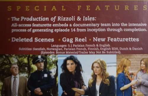 Rizzoli & Isles - Complete Seasons 1 to 7 DVD bundle