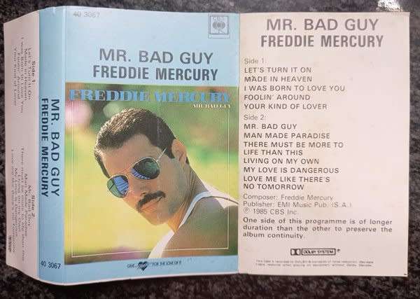 Freddie Mercury - Mr Bad Guy cassette