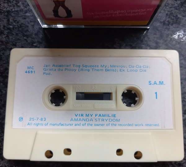 Amanda Strydom - Vir My Familie cassette
