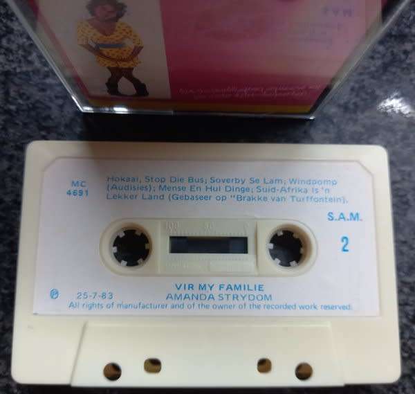 Amanda Strydom - Vir My Familie cassette