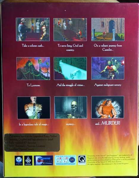 Chronicles of the Sword PC Big Box Adventure Game (PC CD)