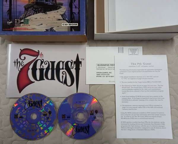 The 7th Guest PC CD Big Box Adventure Game