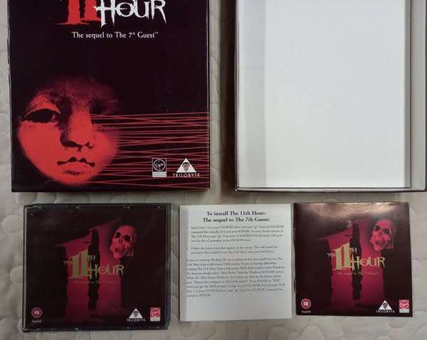 The 11th Hour (the sequel to the 7th Guest) PC CD Big Box Adventure Game