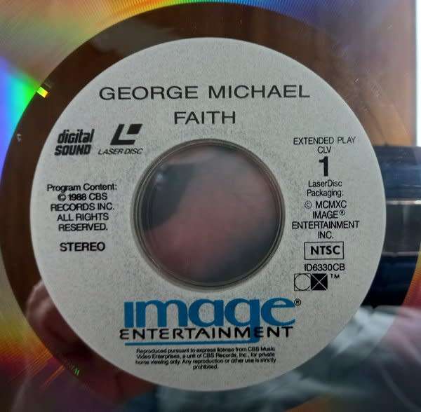 George Michael - Faith LASERDISC (12` single sided NTSC, video clips)