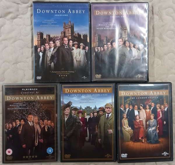 Downton Abbey DVD Bundle (Seaons 1 and 2, along with 3 specials)