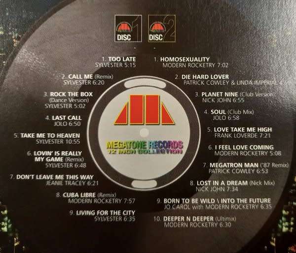 Megatone Records - The 12 Inch Collections (full set of 3 x 2cd sets)