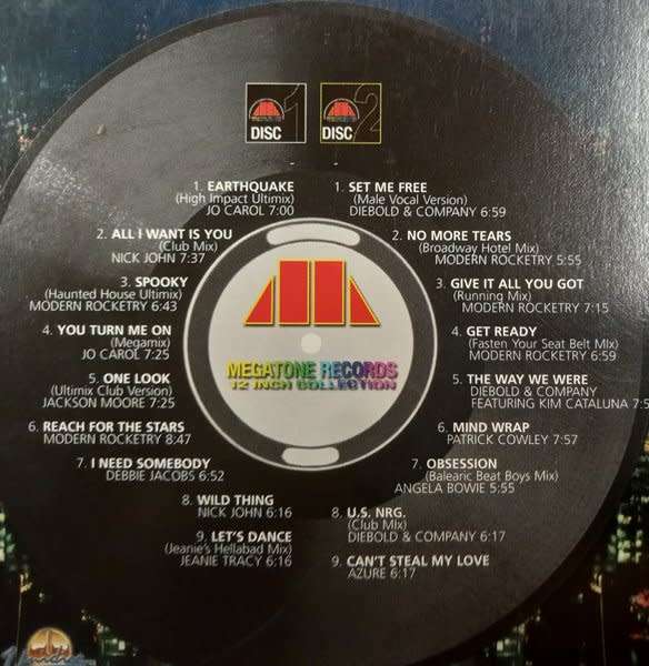 Megatone Records - The 12 Inch Collections (full set of 3 x 2cd sets)