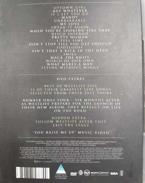 Westlife - 2DVD bundle (The Number Ones Tour / Live at Wembley)