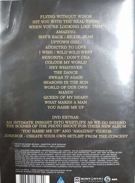 Westlife - 2DVD bundle (The Number Ones Tour / Live at Wembley)