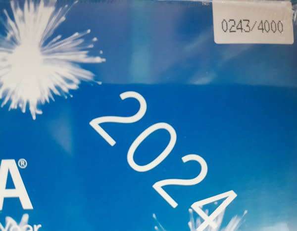 ABBA - Happy New Year 2024 7" single (limited numbered edition, coloured vinyl) SEALED