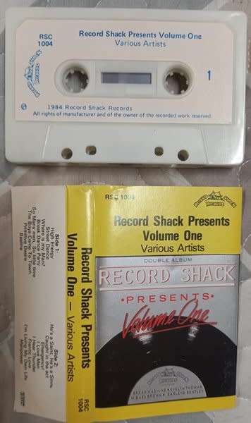 Record Shack Presents Volume One - Various Artists (cassette)