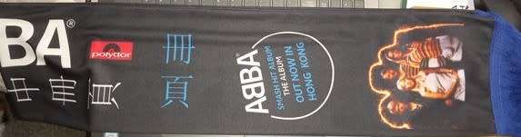 ABBA - Replica Silk Tour Scarves - 3 different designs, 1 of each