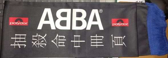 ABBA - Replica Silk Tour Scarves - 3 different designs, 1 of each