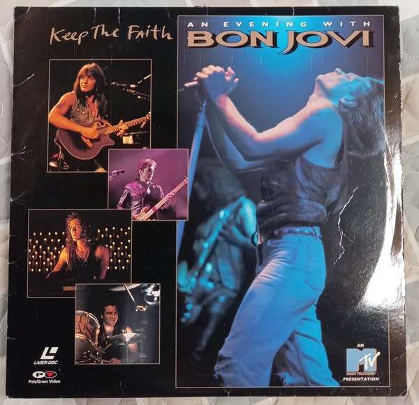 Bon Jovi - Keep the Faith (an evening with Bon Jovi) LASERDISC