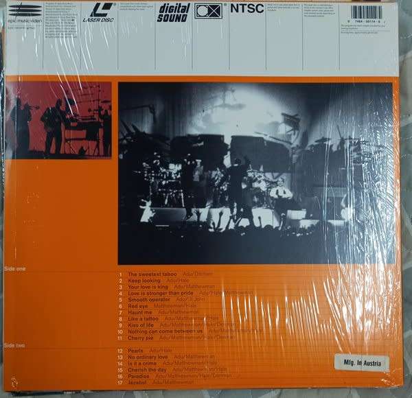 Sade - Live LASERDISC