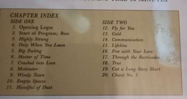 Spandau Ballet - Live LASERDISC