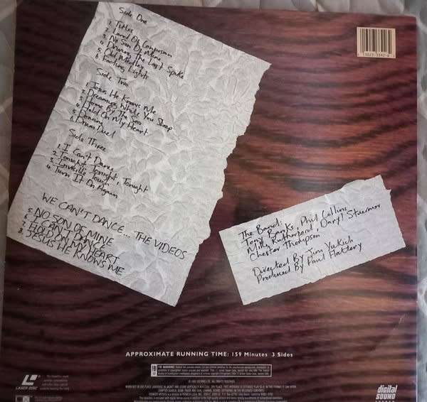 Genesis - Live / The Way We Walk live in Concert LASERDISC
