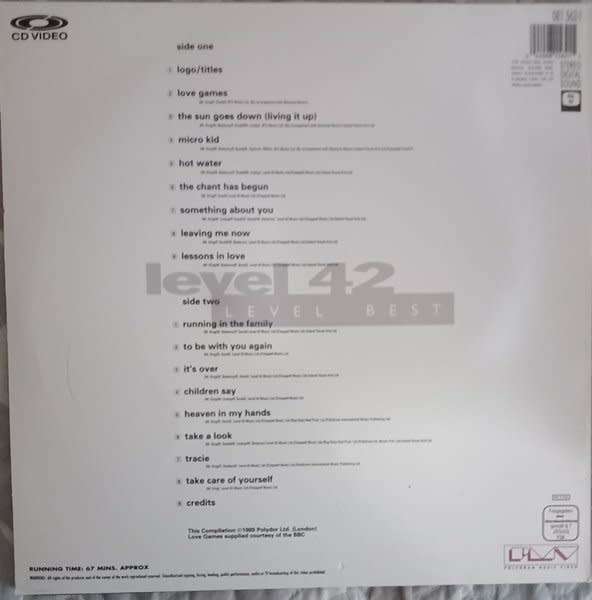Level 42 - Level Best LASERDISC