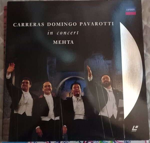 Carreras Domingo Pavarotti - In Concert (Mehta) LASERDISC